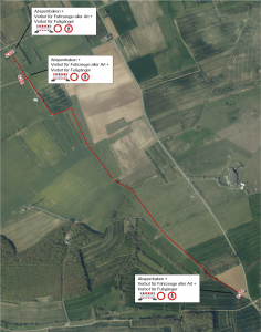 Sperrplan Premiumradweg Berus Ittersdorf